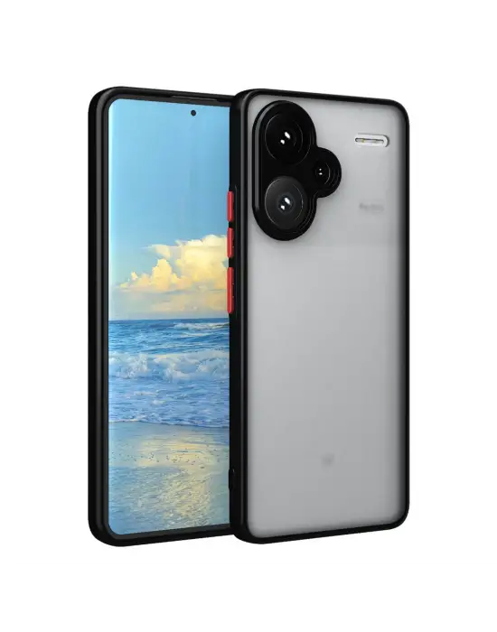 Xiaomi Redmi Note 13 Pro Plus Kılıf Montreal Silikon Kapak - Siyah