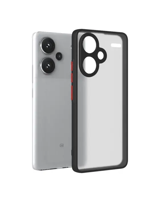 Xiaomi Redmi Note 13 Pro Plus Kılıf Montreal Silikon Kapak - Siyah