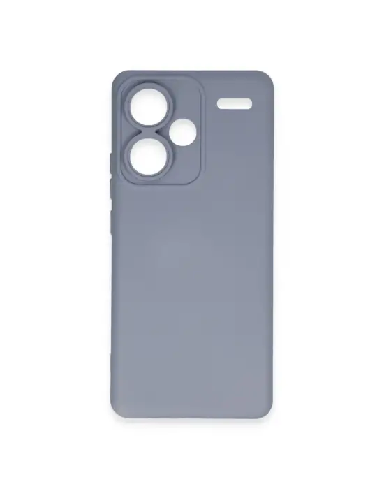 Xiaomi Redmi Note 13 Pro Plus Kılıf Nano İçi Kadife Silikon - Gri