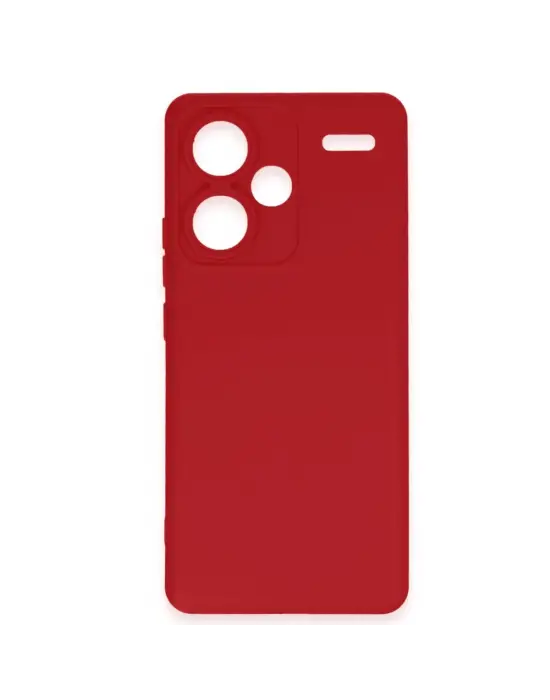 Xiaomi Redmi Note 13 Pro Plus Kılıf Nano İçi Kadife Silikon - Kırmızı