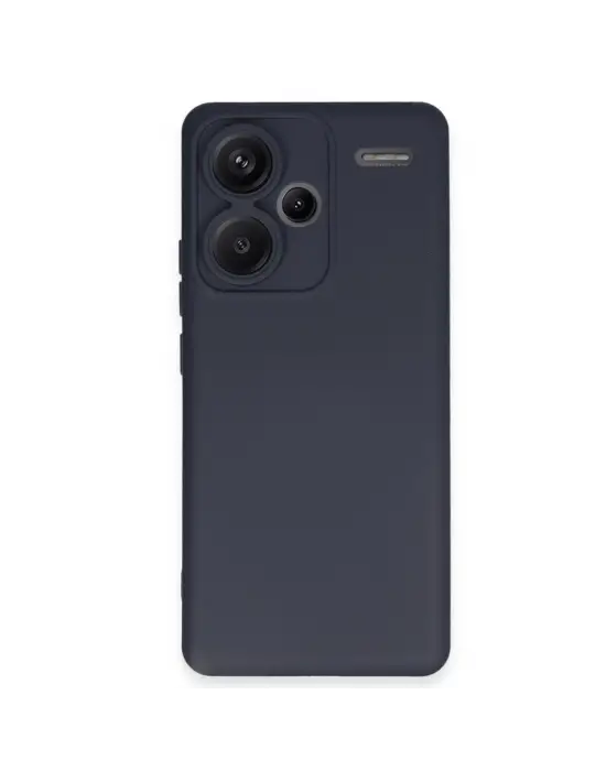 Xiaomi Redmi Note 13 Pro Plus Kılıf Nano İçi Kadife Silikon - Lacivert