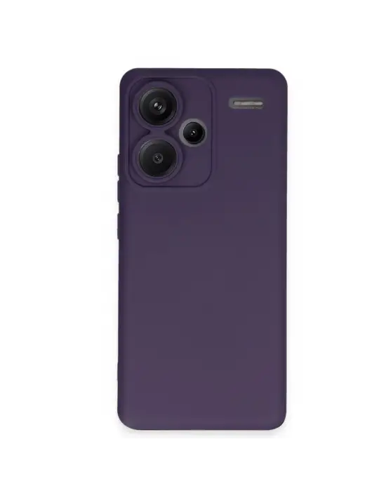 Xiaomi Redmi Note 13 Pro Plus Kılıf Nano İçi Kadife Silikon - Mor