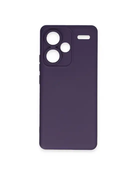 Xiaomi Redmi Note 13 Pro Plus Kılıf Nano İçi Kadife Silikon - Mor