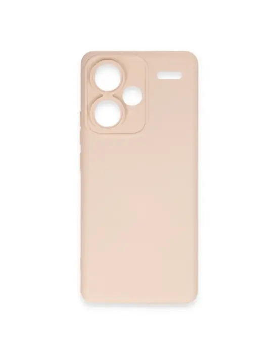 Xiaomi Redmi Note 13 Pro Plus Kılıf Nano İçi Kadife Silikon - Pudra