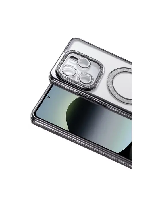 Xiaomi Redmi Note 14 4g Joke Simli Magneticsafe Kılıf - Siyah