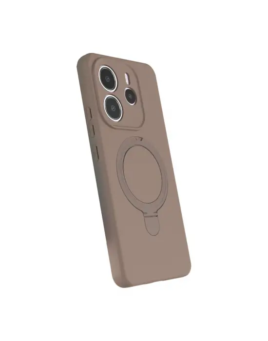 Xiaomi Redmi Note 14 4g Regal Magsafe Standlı Kapak - Çöl Titanyum