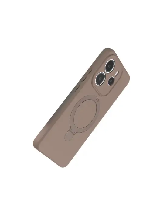 Xiaomi Redmi Note 14 4g Regal Magsafe Standlı Kapak - Çöl Titanyum