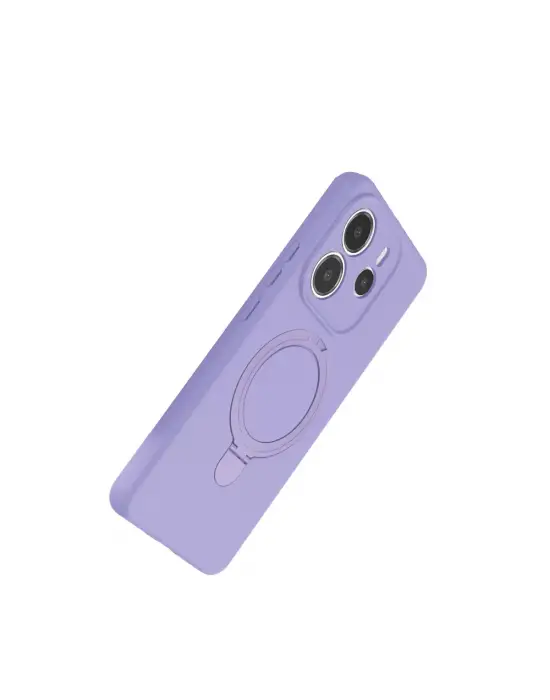 Xiaomi Redmi Note 14 4g Regal Magsafe Standlı Kapak - Lila