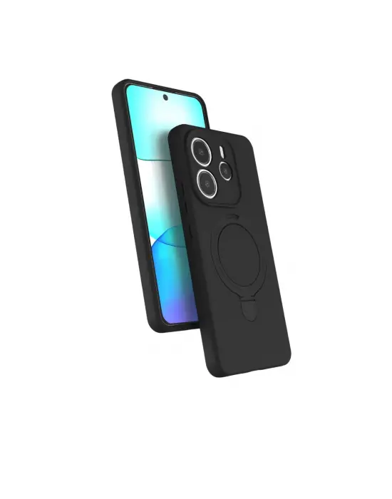 Xiaomi Redmi Note 14 4g Regal Magsafe Standlı Kapak - Siyah