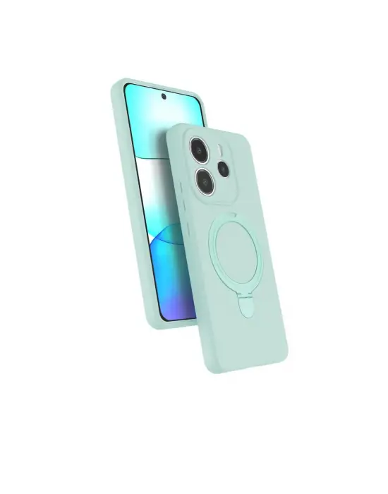 Xiaomi Redmi Note 14 4g Regal Magsafe Standlı Kapak - Su Yeşili