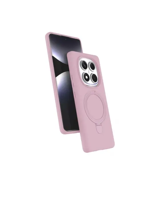 Xiaomi Redmi Note 14 Pro 4g Regal Magsafe Standlı Kapak - Açık Pembe