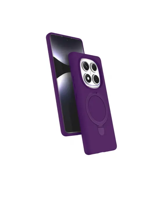 Xiaomi Redmi Note 14 Pro 4g Regal Magsafe Standlı Kapak - Derin Mor