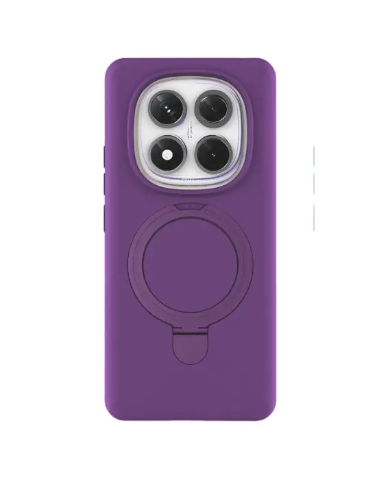Xiaomi Redmi Note 14 Pro 4g Regal Magsafe Standlı Kapak - Derin Mor