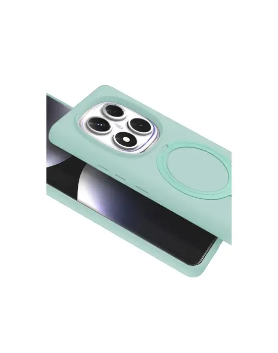 Xiaomi Redmi Note 14 Pro 4g Regal Magsafe Standlı Kapak - Su Yeşili