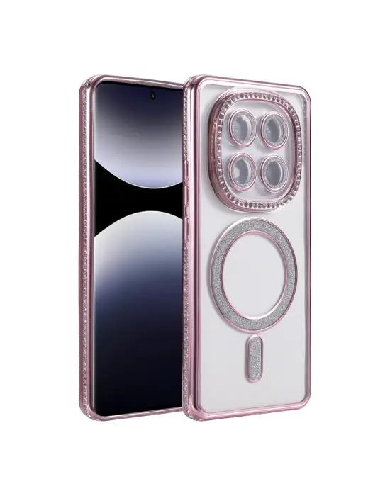 Xiaomi Redmi Note 14 Pro 5g Joke Simli Magneticsafe Kılıf - Pembe