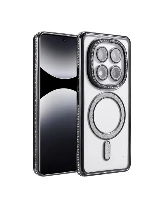 Xiaomi Redmi Note 14 Pro 5g Joke Simli Magneticsafe Kılıf - Siyah