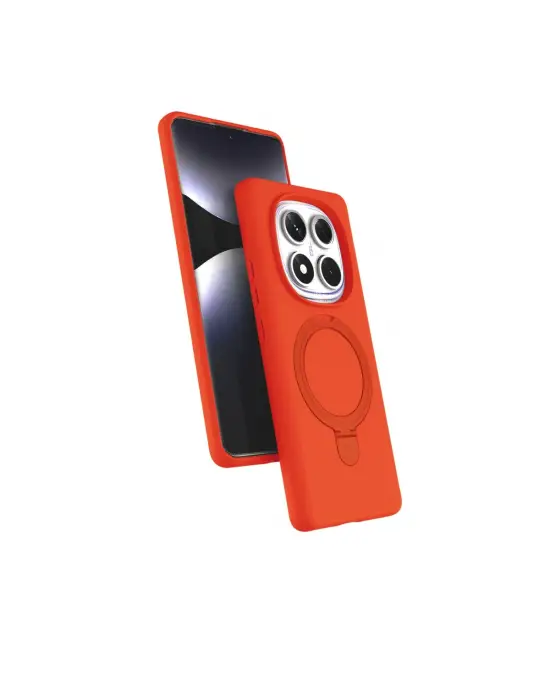 Xiaomi Redmi Note 14 Pro 5g Regal Magsafe Standlı Kapak - Turuncu