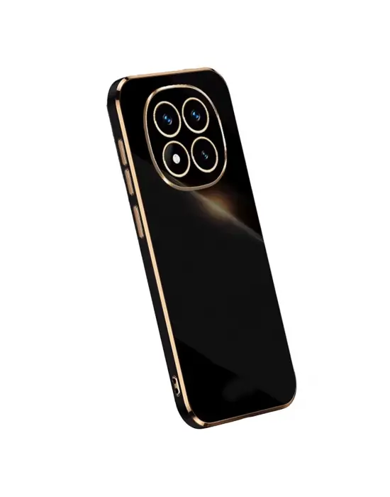 Xiaomi Redmi Note 14 Pro Plus Kılıf Volet Silikon - Siyah