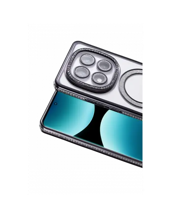 Xiaomi Redmi Note 15 4g Joke Simli Magneticsafe Kılıf - Siyah
