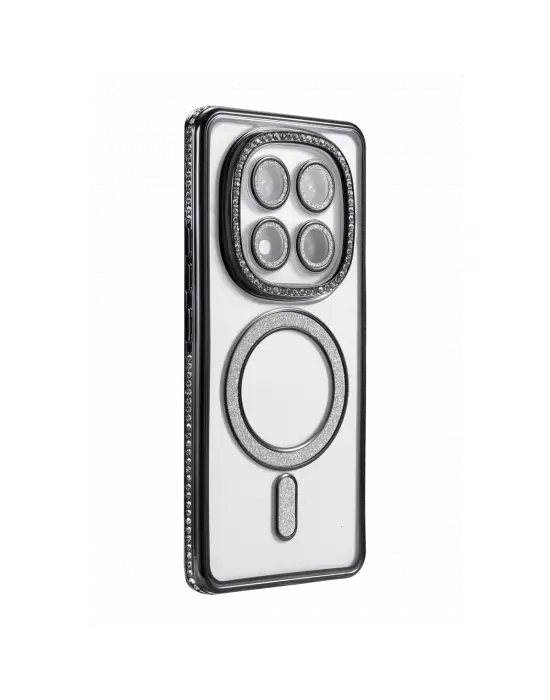 Xiaomi Redmi Note 15 Pro 4g Joke Simli Magneticsafe Kılıf - Siyah