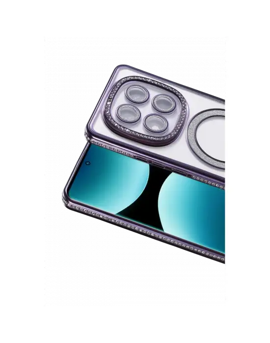 Xiaomi Redmi Note 15 Pro 5g Joke Simli Magneticsafe Kılıf - Derin Mor