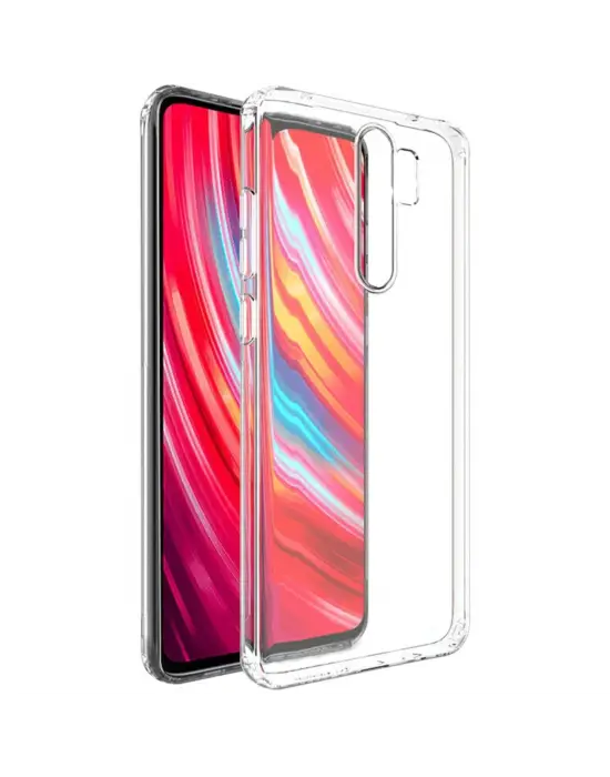 Xiaomi Redmi Note 8 Pro Kılıf Lüx Şeffaf Silikon