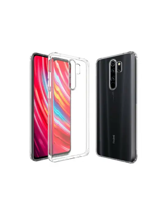 Xiaomi Redmi Note 8 Pro Kılıf Lüx Şeffaf Silikon