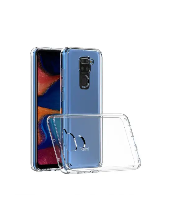 Xiaomi Redmi Note 9 Kılıf Lüx Şeffaf Silikon - Şeffaf