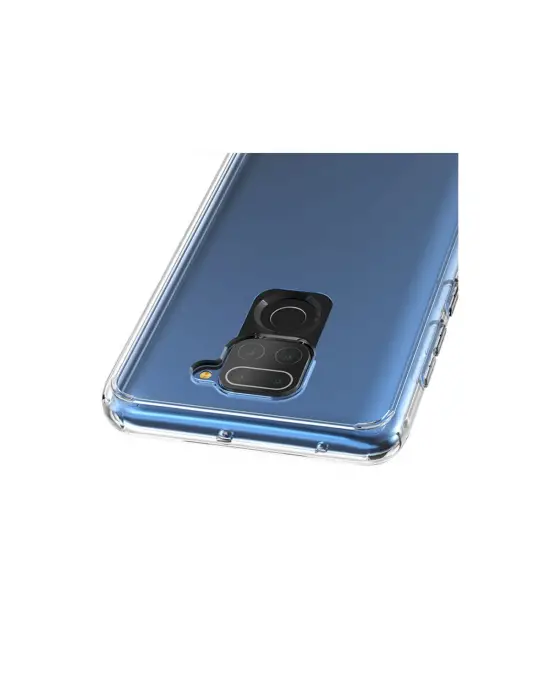 Xiaomi Redmi Note 9 Kılıf Lüx Şeffaf Silikon - Şeffaf