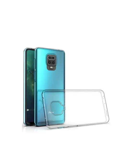 Xiaomi Redmi Note 9 Pro Kılıf Lüx Şeffaf Silikon - Şeffaf