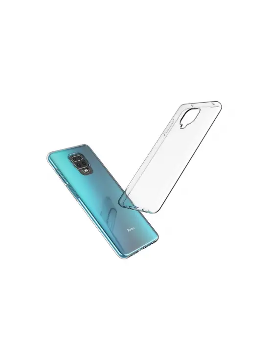 Xiaomi Redmi Note 9 Pro Kılıf Lüx Şeffaf Silikon - Şeffaf