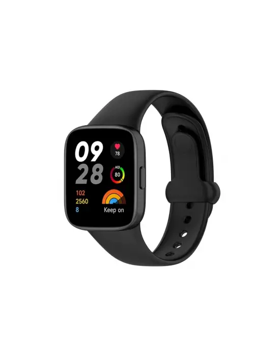 Xiaomi Redmi Watch 3 Origin Silikon Kordon (saat Değildir) - Siyah