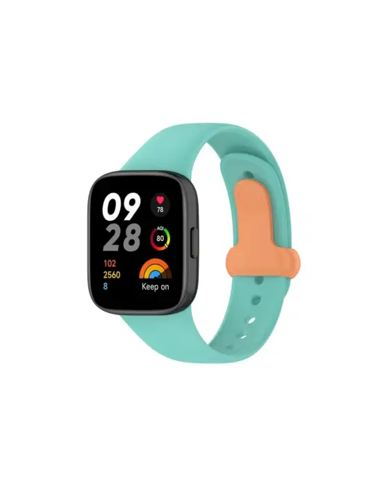 Xiaomi Redmi Watch 3 Origin Silikon Kordon (saat Değildir) - Turkuaz