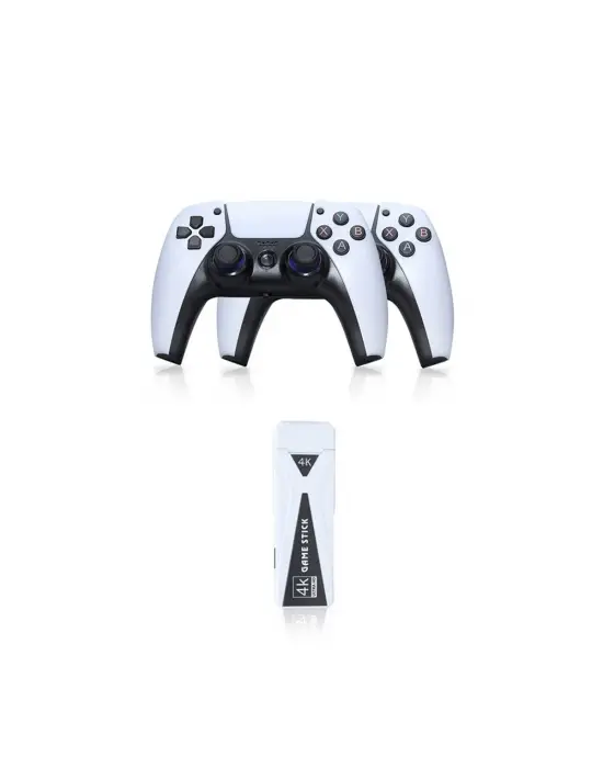 Y5 64gb Android Dual Pad 4k Game Stick - Beyaz