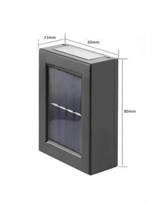 Yeni Model Solar Çift Taraflı Duvar Lambası Dekoratif Duvar Lambası