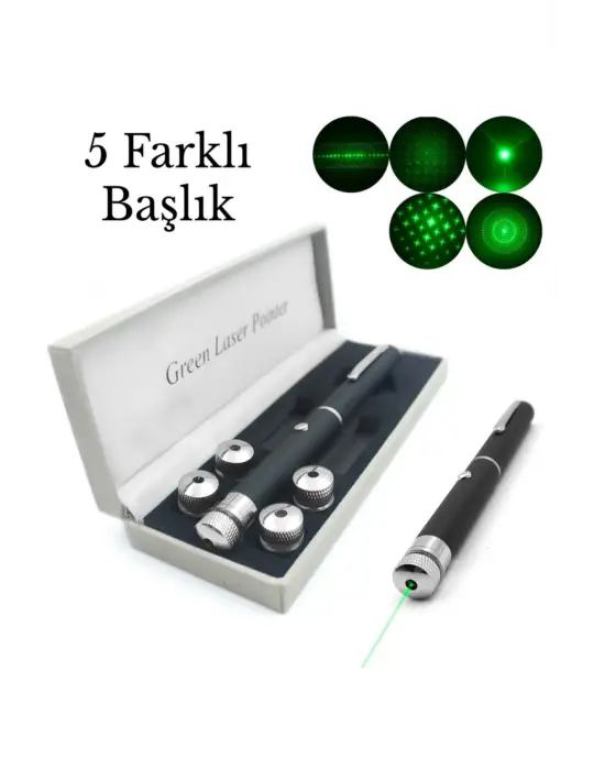 Yeşil Lazer Pointer Usb Şarjlı 5 Km Etki Alanı!