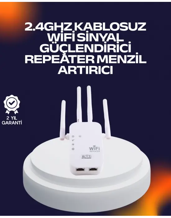 Yüksek Hızlı Parazit Önleyici Wifi Repeater Router
