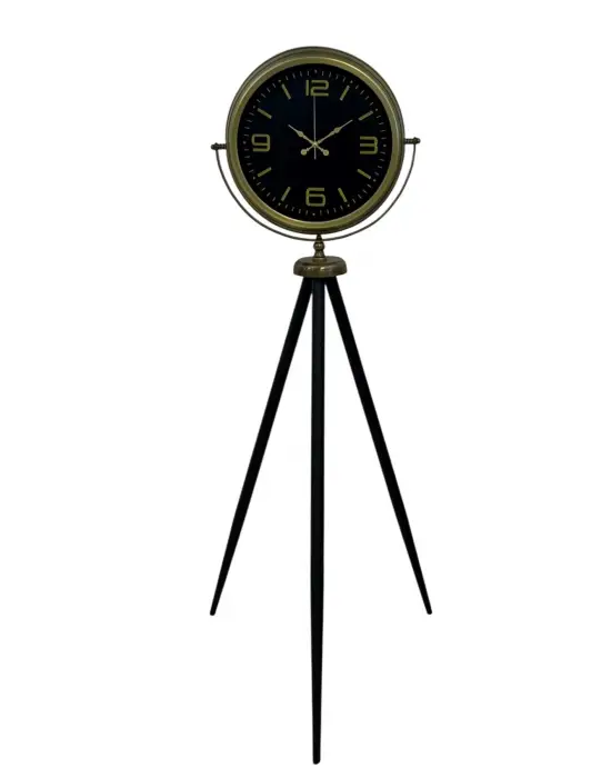 Zamanın Asaleti Eskitme Tripod Ayaklı Saat