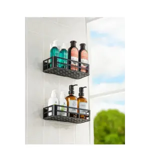 2’li Banyo Organizer Düzenleyici Yapışkanlı Raf