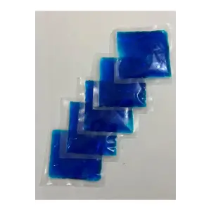 5 Adet Termojel Sıcak Soğuk Kompres Jel 13x13 Cm Mavi