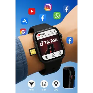 Akıllı Saat Iphone Ve Android Tüm Telefonlara Uyumlu Instagram,youtube,whatsapp  Fg5