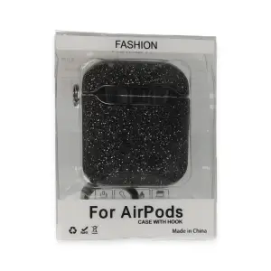 Apple Airpods 2 (2.nesil) Spell Simli Kılıf - Siyah