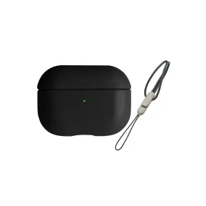 Apple Airpods 3 (3.nesil) 405 Deri Kılıf - Siyah
