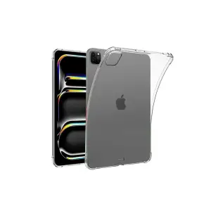 Apple İpad Pro 11 (2024) Kılıf Anti Shock Tablet Silikon - Şeffaf