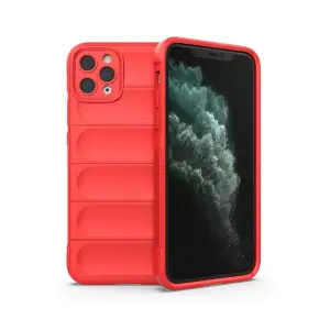 Apple İphone 11 Pro Kılıf Optimum Silikon - Kırmızı