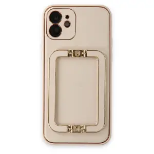 Apple İphone 12 Kılıf Coco Elit Kapak - Gold