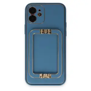 Apple İphone 12 Kılıf Coco Elit Kapak - Mavi