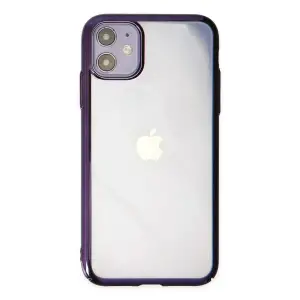 Apple İphone 12 Kılıf Element Silikon - Mor