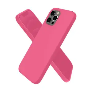 Apple İphone 12 Pro Kılıf First Silikon - Pembe