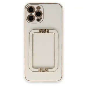 Apple İphone 12 Pro Max Kılıf Coco Elit Kapak - Beyaz